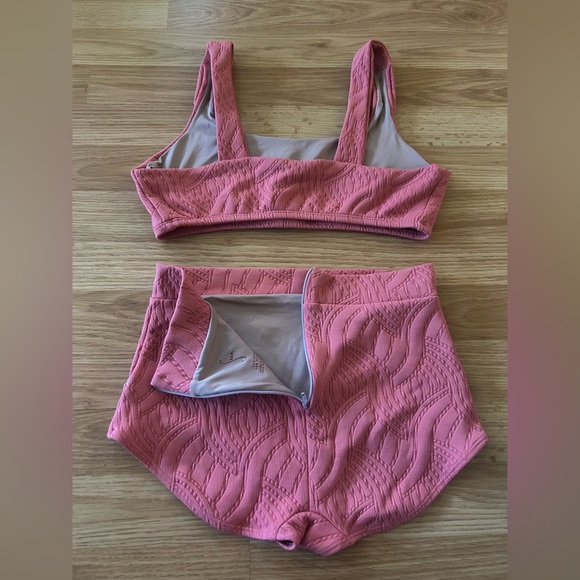 Seea x Free People Georgia bikini set pink, M - Picture 9 of 9